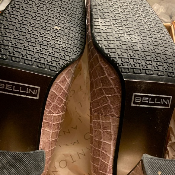 Bellini Women's Shimmering Pink Croc Heels (size 6-1/2) - Picture 4 of 8